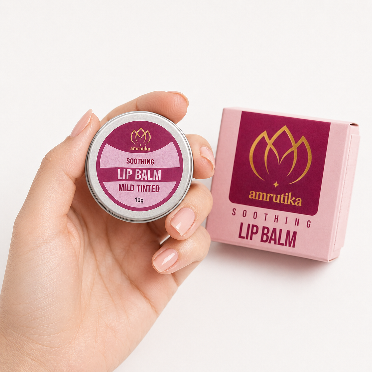 Amrutika Beetroot & Honey Tinted Lip Balm
