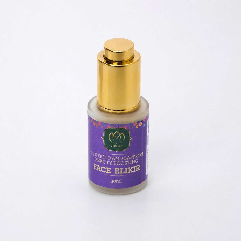Amrutika 24K Gold & Saffron Glowing Face Elixir