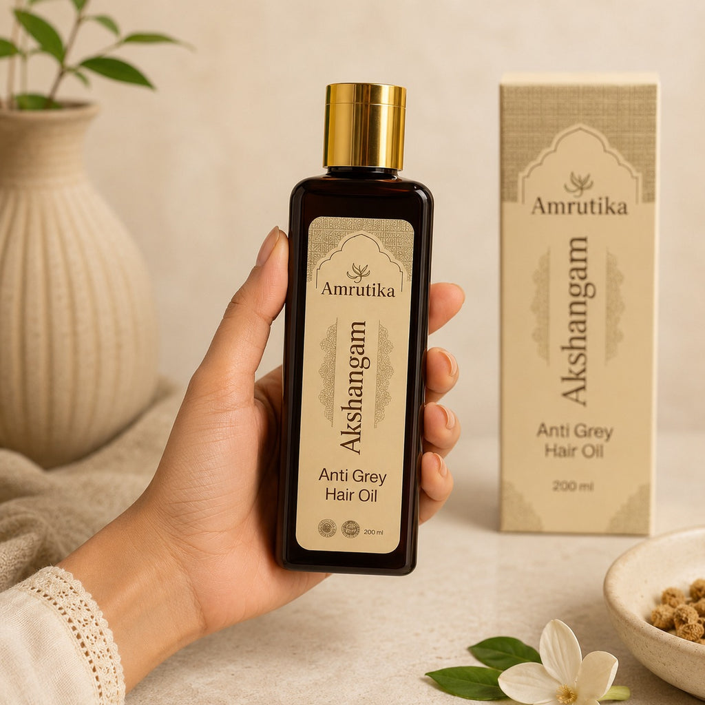 Amrutika Akshangam Anti-Grey Hair Oil